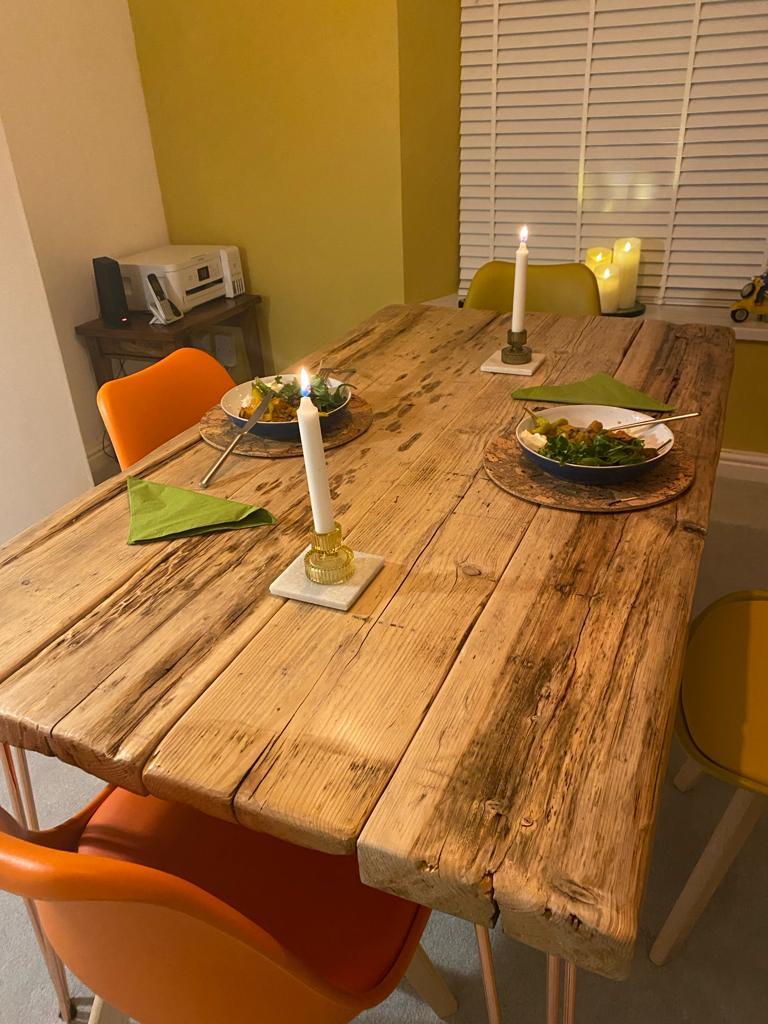 Reclaimed Wood Table assembly and care instructions - MooBoo Home