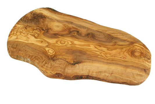 Natural cut cutting board 40 cm olive wood