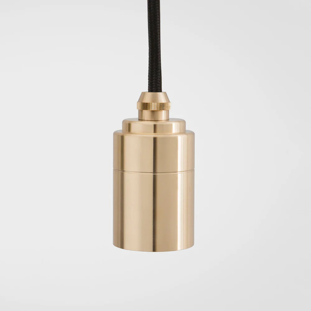 Tala Triple Pendant in Brass