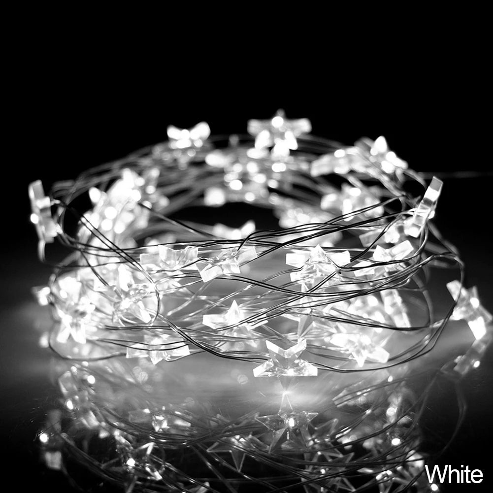 Star Wire String LED Fairy Lights