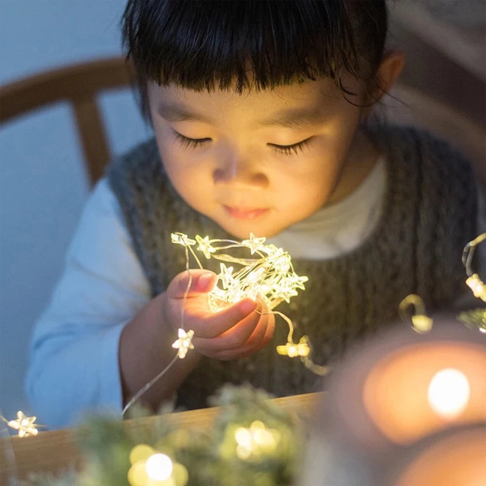 Star Wire String LED Fairy Lights