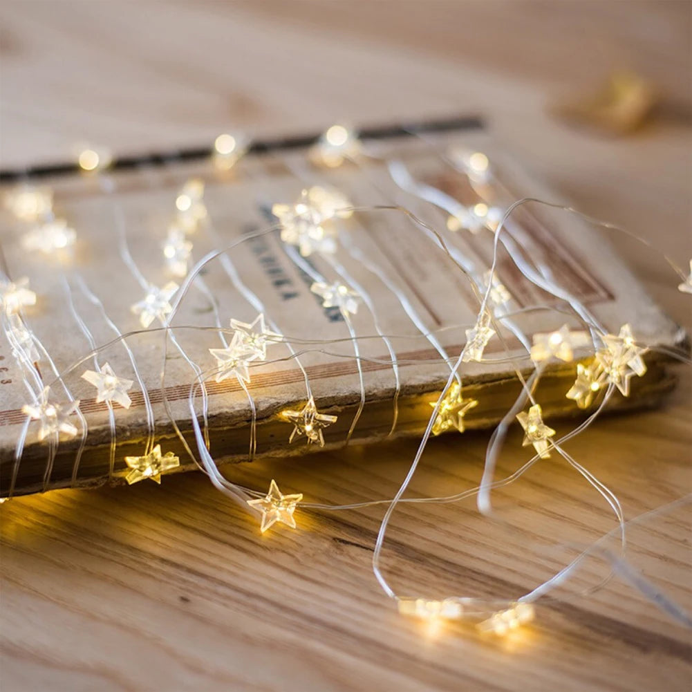 Star Wire String LED Fairy Lights