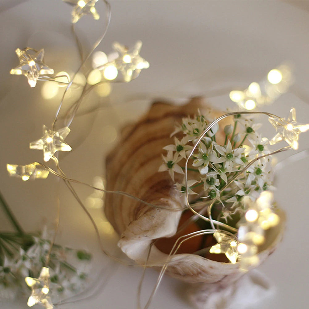 Star Wire String LED Fairy Lights