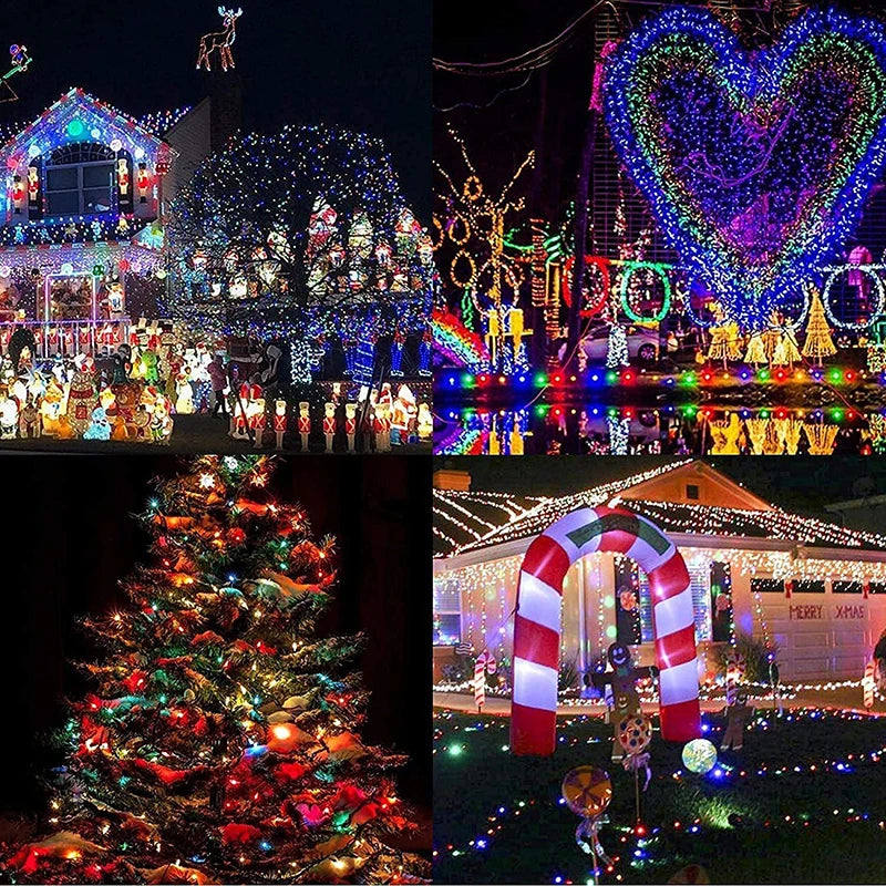 10M-100M Christmas Lights Outdoor LED Fairy String Lights