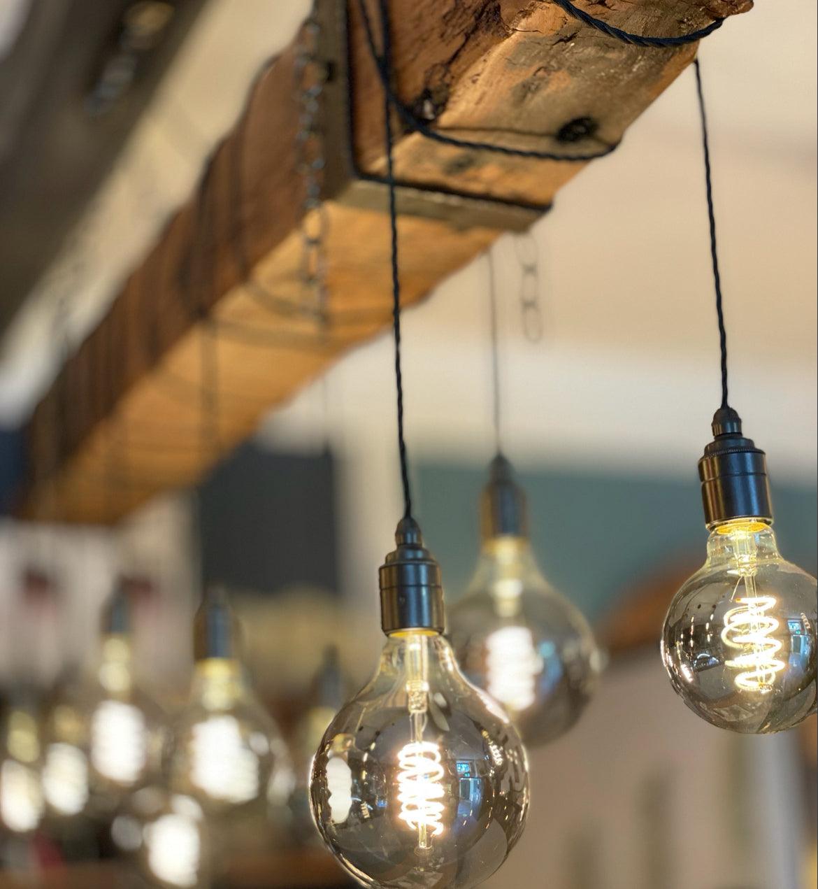 Ancient Wooden Beam Chandelier - MooBoo Home