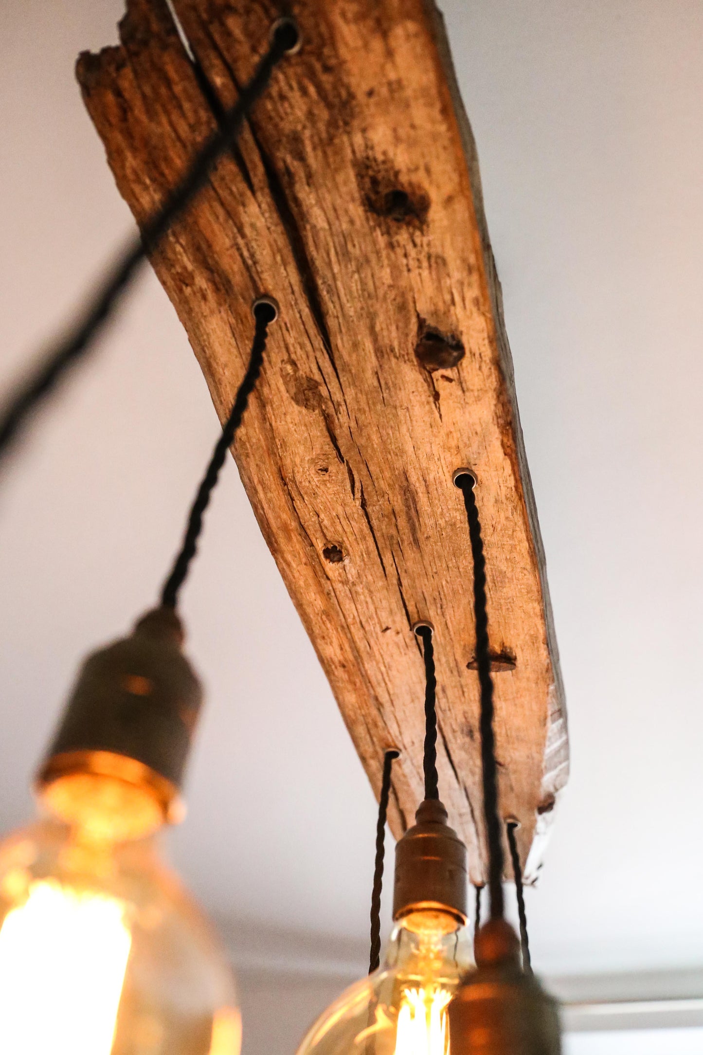 Ancient Wooden Beam Chandelier - MooBoo Home