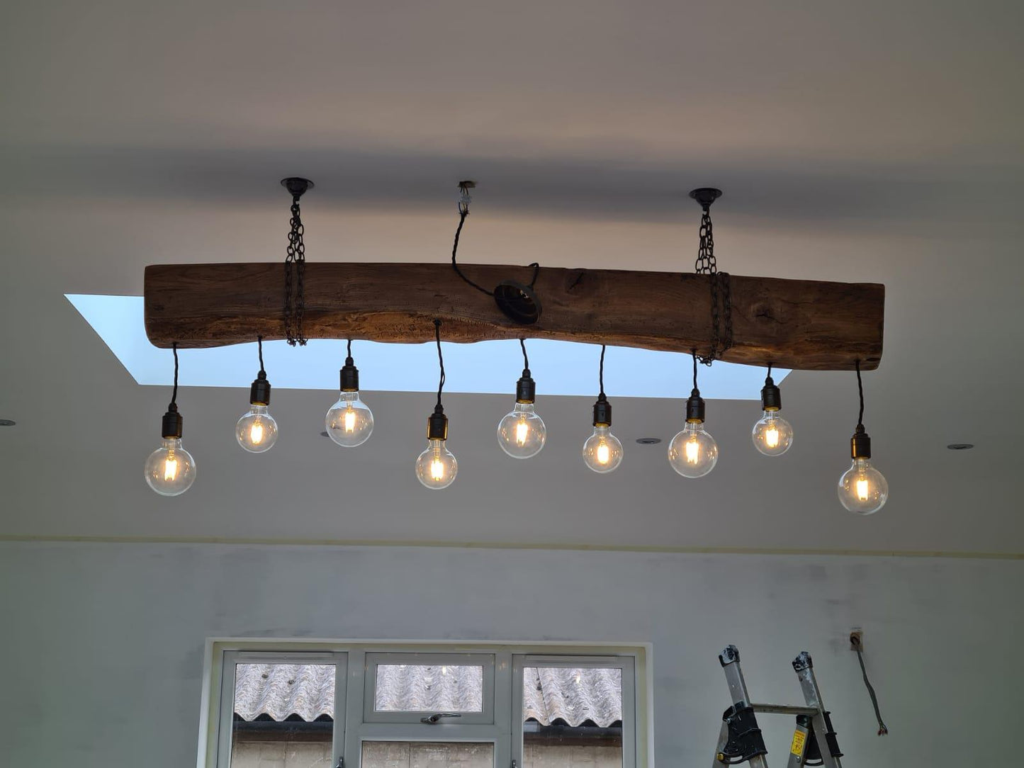 Ancient Wooden Beam Chandelier - MooBoo Home