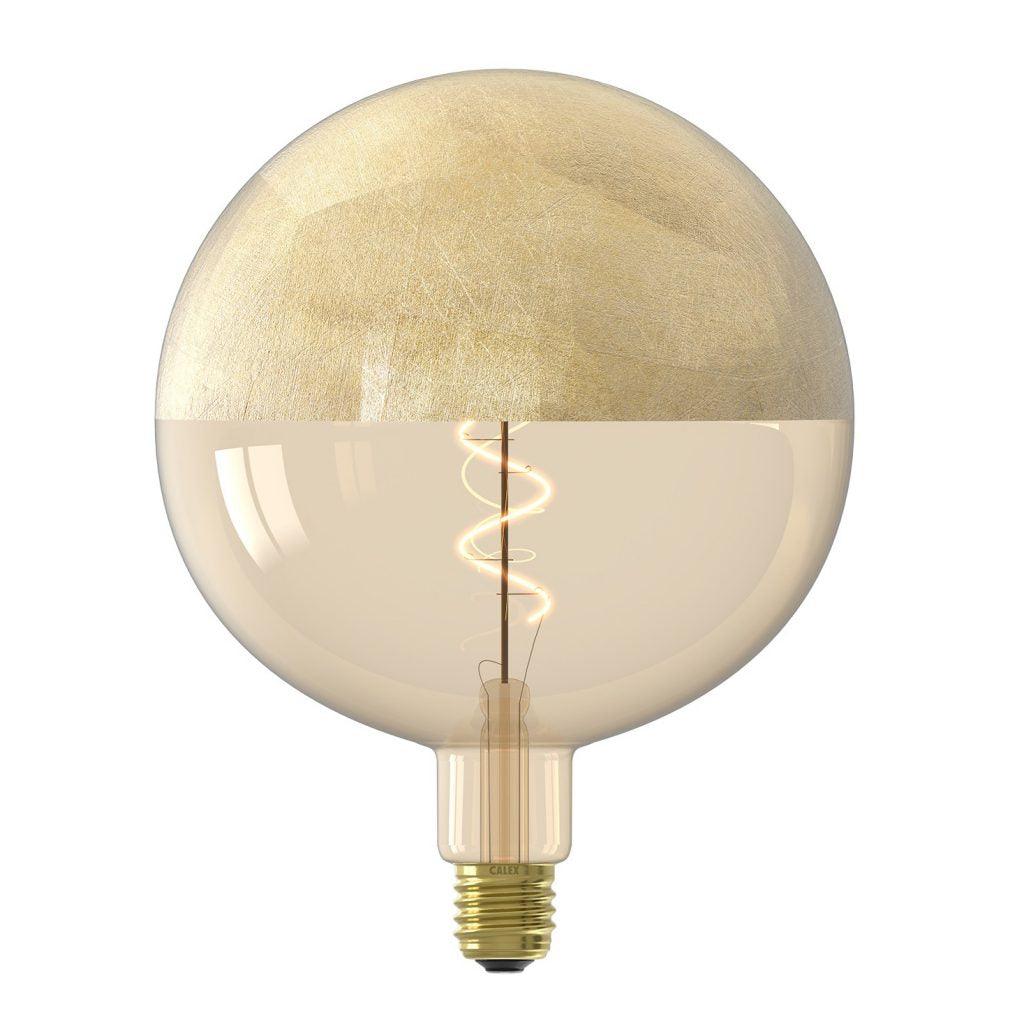 Gold Craquele Top-Mirror Kalmar Lamp | 4W | E27 | Gold | Dimmable - MooBoo Home