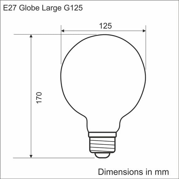 Large Globe Tendril - Chalk White Fade G125