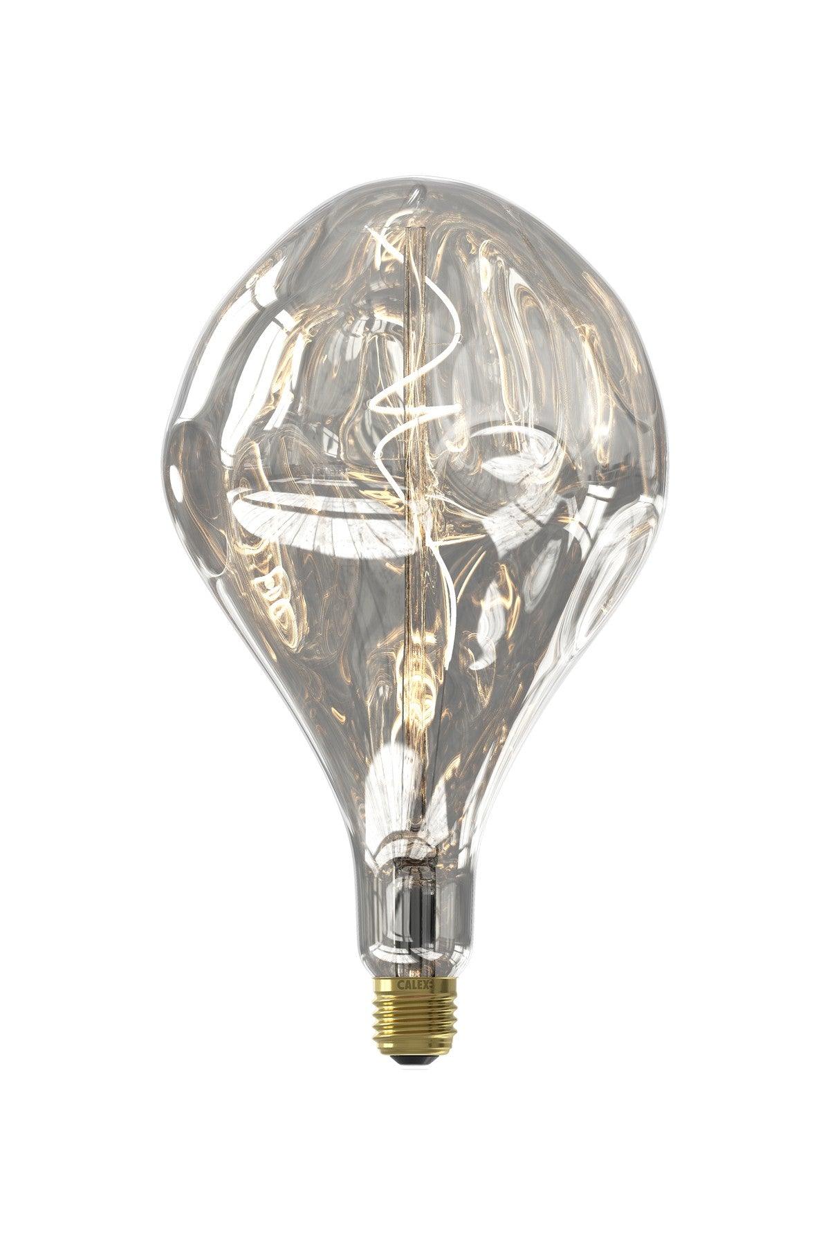 Organic Evo Lamp | Bulb | 6W | E27 | Silver | Dimmable - MooBoo Home