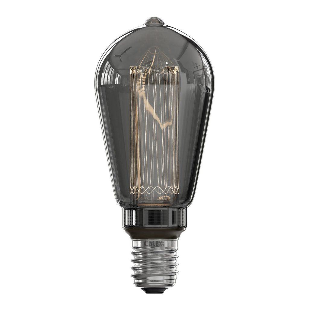 Rustic Crown Lamp ST64 Teardrop | Bulb | 3.5W | E27 | Titanium | Dimmable - MooBoo Home