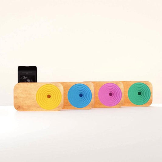 Wooden retro style acoustic speaker - MooBoo Home